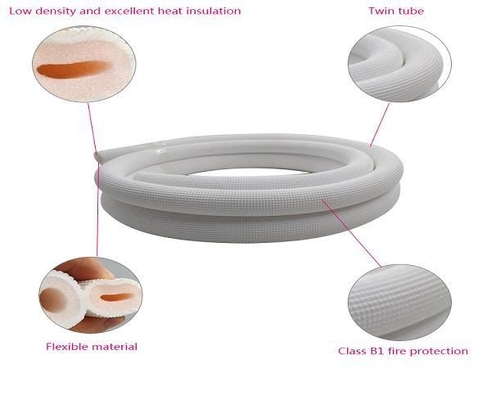 IXPE PE FOAM TUBE 소형 분기 A/C용 고립 된 구리 선 설정