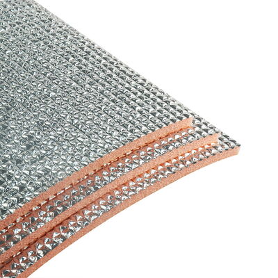 방화성, 방수성, 알루미늄 뒷면으로 된 음향 열 절연 폼