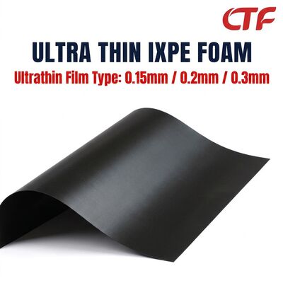0.15mm 0.2mm 0.3mm 얇은 IXPE 폼 롤 고무 뒷받침 된 테이프 및 전자 애플리케이션을위한 방수 절연 물질