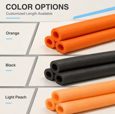 Flame Retardant IPO Seamless Cross Linked Polyolefin Foam Insulation Pipe for HVAC Air Conditioning Duct Welding Pipe and Kitchen Applications