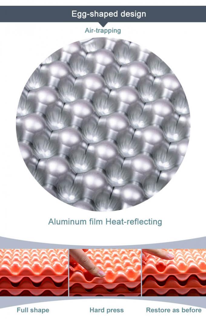 도중 복사용 잠자리 매트 흰 알루미늄 필름 폐쇄 셀 IXPE XPE 폼 잠자리 패드 4